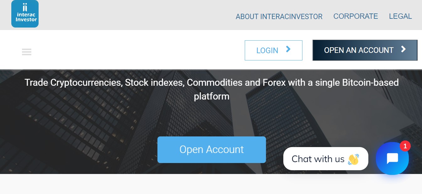 InteracInvestor website