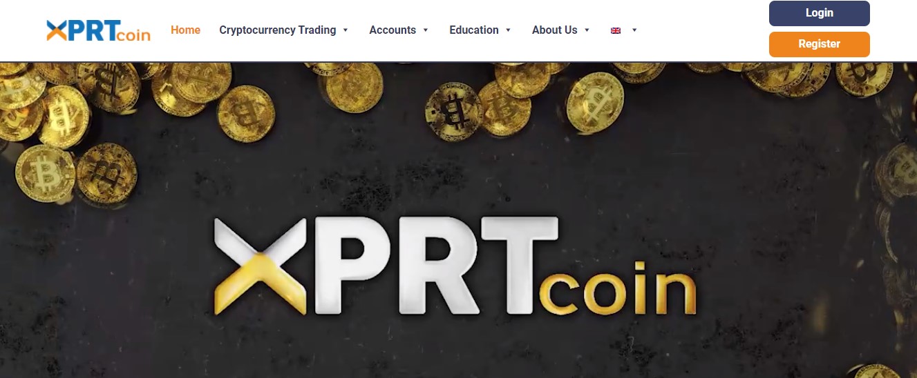 XPRTcoin website