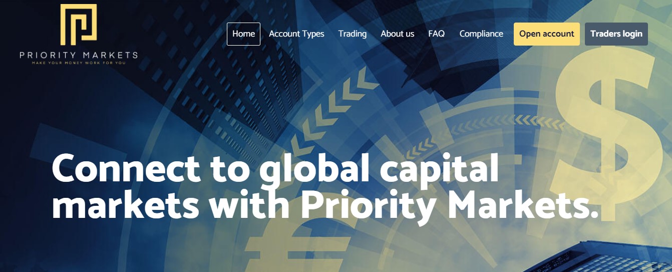 Priority Markets website