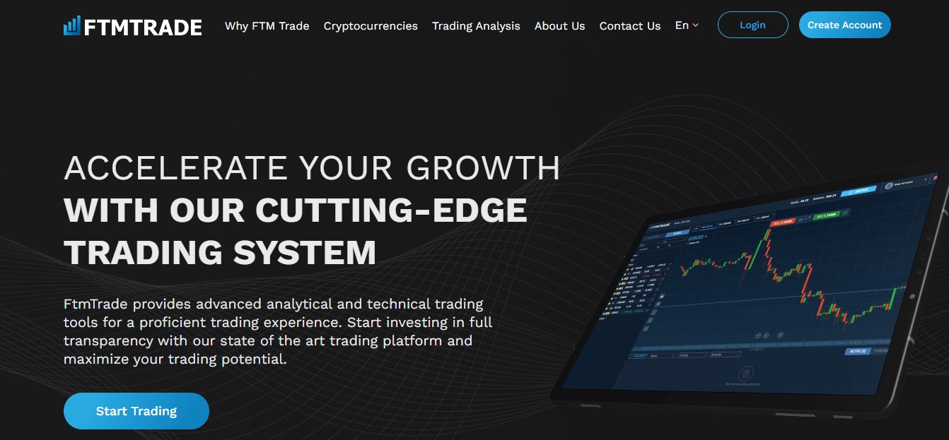 FTM Trade website