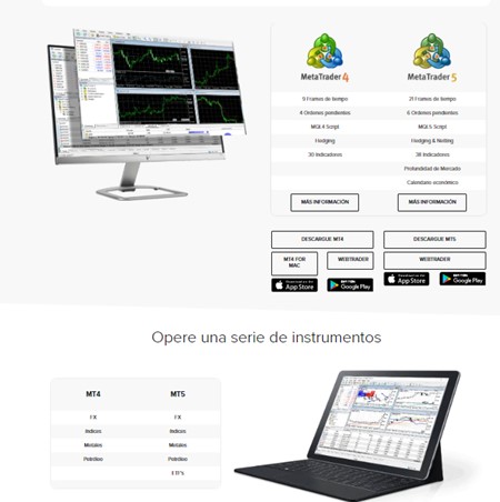 Plataformas de INFINOX